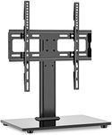 Universal Table Top TV Stand - Swivel TV Stand Base for 26-55 inch LCD/LED/OLED/Plasma TVs with Bracket Height Adjustable Max. VESA 400x400mm up to 40KG