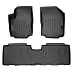 MAXLINER Floor Mats 2 Row Liner Set Black for 2018 Chevrolet Equinox