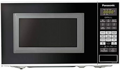 Panasonic 20L Grill Microwave Oven(NN-GT221WFDG,White, 38 Auto Cook Menus )