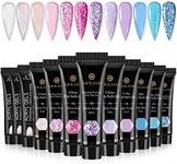 Saviland 12 Colors Poly Nail Extens