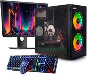 Veno Scorp Budget Gaming PC 22” Bundle Intel Core i3-8GB RAM - 500GB HDD – GT 710 2GB NOVA ARGB Gaming Case - WINDOWS 10