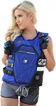 Jettribe RS-25P Side Entry Impact Vest - Customizable 25th Anniversary Edition - Premium PWC Jet Ski Ride & Race Comp Boating Vests for Ultimate Performance with Style and Safety - Blue