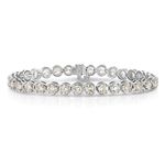 VIR JEWELS 5 cttw Certified Diamond Tennis Bracelet 14K White Gold I2 Clarity Round 7 Inch, 7 Inch, Diamond White Gold Gold, Diamond