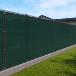 Windscreen4less Commercial Grade 4'x50' Green Fence Screen Privacy Screen w/ Brass Grommets - 3 Years Warranty