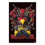 Grupo Erik Marvel Deadpool & Wolverine Poster - 36 x 24 inches / 91.5 x 61 cm - Shipped Rolled Up - Cool Posters - Art Poster - Posters & Prints - Wall Posters