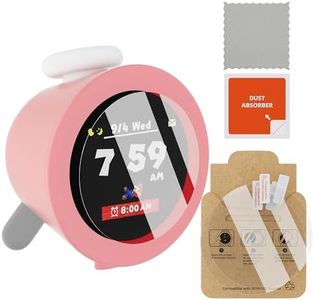 EAZUSE HD Films for Nintendo Sound Clock Alarmo, Transparent HD Clear Screen Protector Compatible with Nintendo Alarmo 2 Pack, High Definition Anti-Scratching Anti-Fingerprint