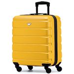 Flight Knight Lightweight 4 Wheel ABS Hard Case Suitcases Cabin Carry On Hand Luggage Approved for Airlines Including British Airways & Maximum Size for easyJet Large Cabin Bag 56x45x25cm