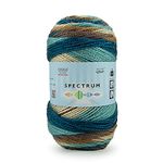 Ganga Spectrum Hand Knitting Wool Yarn (Multicolor_814202) (200gms)