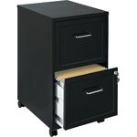 Lorell File Cabinet, Black -