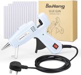 Hot Glue Gun, BeiHeng 20W Hot Melt Glue Gun Mini Glue Gun with 30pcs 7mm x 100mm Glue Sticks for School Crafts Handcrafts DIY Craft Projects and Home Quick Repairs (Blue)
