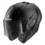 Shark Motorcycle helmets EVO ES BLANK MAT KMA, Black, XL