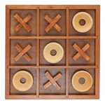 WE Games Tic-tac-toe Wooden Board Game