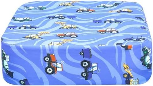 Toddler Booster Seat for Dining Table Chair Increasing Cushion Highchair Seat Pad On The Go Seat Highten Pad Travel Storage Chair Portable Kids Booster Seat for Toddlers Eating (Blue)