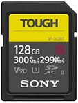 Sony 128GB SF-G series TOUGH specif