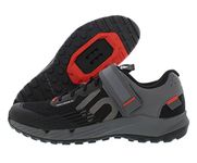 adidas Five Ten Trailcross Clip-in Mountain Bike Shoes Men's, Core Black/Grey Three/Red, 6.5 UK