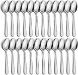 24-Piece Dinner Spoons Set, Funnydi