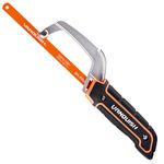 VANQUISH Aluminum Frame Mini Wood Hack Saw Metal Cutter Hand Hacksaw for Woodworking (4851)