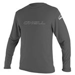 O'Neill Men's Basic Skins L/S Sun Shirt - GRAPHITE, L