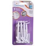 Dreambaby Secure Catches for Drawers and Cabinets - Baby Safety Locks - Model F1404, 7 Pack