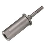 Vearter SDS Plus Ground Rod Driver for Grounding Rod, 40CrMo Steel Adapter Bits for All SDS-Plus Rotary Hammer Drill, Removable Tool for Fence Installation Rebar Piling - ODØ19mm X 145mm Length