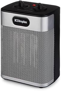 Dimplex DXUC2BS 2000W Vertical Ceramic Portable Electric Heater with Adjustable Thermostat, 3 Heat Settings, Fan Only Mode, Overheat Protection - Black