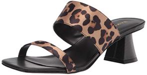 Rampage Women's Celia Heeled Strappy Sandal, Leopard, 5 UK