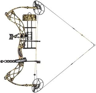DIAMOND ARCHERY Deploy SB Fully Adjustable Equipped Durable Compound Bow with R.A.K. Package - RH, 70 Lbs, Breakup Country