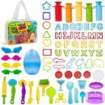 71PCS Play Dough Tools for Kids,Pla