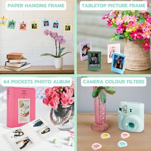 Fujifilm Instax Mini 12 Instant Camera Bundle – Mint Green