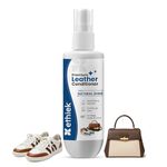 ETHIEK Leather Conditioner Spray for Bags, Shoes and Jackets | Natural Shine & Deep Nourishment | Restores Colour | Just Spray & Wipe | 100 ml