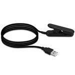 kwmobile Charger Cord Compatible with Polar V800 - Charger for Smart Watch USB Cable - Black