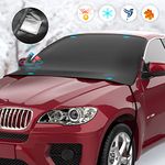 Car Windscreen Cover Frost Protector Car Windshield Cover Magnetic Snow Cover Windscreen Protector Resistant Snow Frost Ice Sun UV Dust Water, Fits Most Cars SUV, 175 * 120cm