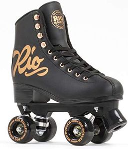 Rio Roller Quad Skates Children's Roller Skates, Youth Unisex, Pink (Rose Black), 35.5
