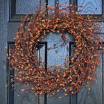 Jobflower Fall Berry Wreath, 24 inc