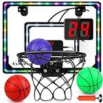 Basketball Hoop Indoor for Kids,LED