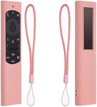 kwmobile Case Compatible with Samsung Smart TV TM2280e BN59-01385 / BN59-01386 / BN59-01391A Case - Soft Silicone Cover for Remote Control - Dusty Pink