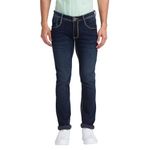 Parx Men's Tapered Jeans (XCYA01806-B9_Fancy Blue