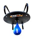 Prospo Speed Bag Platform, Steel Swivel, Combo Set Synthetic Leather Blue Speed Ball Speed Bag (Speed Ball Platform with ATTACHMENTS, Heavy Duty Swivel, Synthetic Leather Speed Ball Blue)