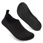 Swim Water Shoes Socks Barefoot Protecting for Sea Beach Swimming Pool Mens Women(Black LXY,11/11.5 UK,46/47 EU)