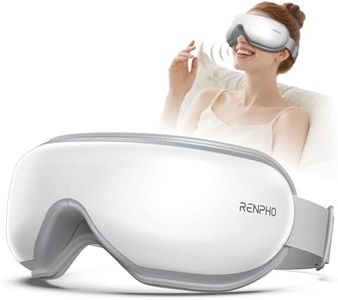 RENPHO Eyeris 1V Eye Massager with Heat, Heated Eye Mask via Voice Control, Eye Care, Eye Massager for Migraines with Bluetooth Music, Reduce Strain Birthday Gifts