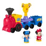 ​Fisher-Price Little People Toddler Toy Disney Jr Mickey & Minnie Musical Train with 2 Figures for Pretend Play Kids Ages 18+ Months