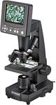 Bresser LCD Microscope 50x-500x (2000x digital), 5 Megapixel, 8.9cm (3.5 inch) LCD display