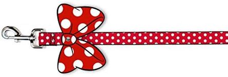 Buckle-Down DLC-WDY130 Dog Leash Cape, Regular, Red/White