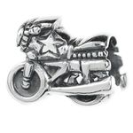 925 Sterling Silver Motorbike Motor-cycles Racing Bead For European Charm Bracelet