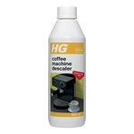 HG 323050106 Coffee Machine Descaler, Tough Scale Remover for Espresso, Easy Maintenance to Prevent Blockages, Biodegradable & Odourless Citric Acid Formula, White, 500 ml, Pack of 1