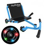 EzyRoller Classic Ride On Scooter and Go Kart for Kids Ages 4+ - Blue LED Limited Edition