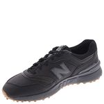 New Balance Men's 997 SL Golf Shoes, 8-16, Black, 10 Wide