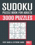 Sudoku Puzzle Book for Adults: 3000