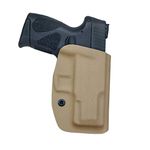 Taurus G2C Holsters OWB Kydex For Taurus G2C 9mm & Millennium PT111 G2 / PT140 Pistol Case G2C Gun Holster Waistband Outside Carry 1.5"-2" Belt Clip - G2C Taurus Accessories (Tan, Right Hand)