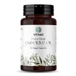 VITA60 C60 Olive Oil Capsules - 90 Vegan Friendly Capsules | Organic Extra Virgin Oil | 99.99% Solvent Free C60 | Antioxidant | Anti inflammatory | Leak Proof Capsule